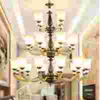 高檔全銅燈 全銅吊燈 全銅客廳燈 全銅客廳吊燈