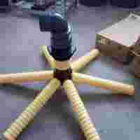 樹脂桶法蘭布水器,上下集散,六爪,八爪布水器,黑二通