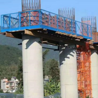 墩柱施工平臺 組合施工平臺