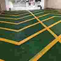 南京道路劃線-達(dá)尊無振動(dòng)止滑坡道環(huán)氧地坪?施工