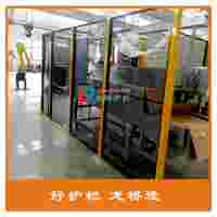 淄博機(jī)械手圍欄 電焊區(qū)隔離圍欄 黃黑鍍鋅網(wǎng)烤漆 龍橋