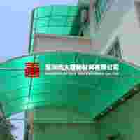 深圳拱形雨棚耐力板_電動(dòng)車棚_陽臺(tái)遮陽棚