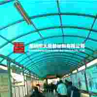 東莞4厘陽光板_拱形雨棚安裝_塘廈陽光板定制