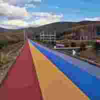 南京達(dá)尊道路劃線有限公司提供-彩色路面施工