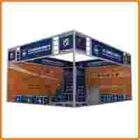 兩面開口展位設(shè)計(jì)搭建，展會便攜展架