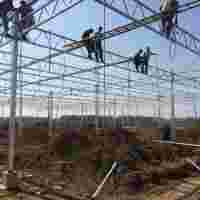 承接甘肅蘭州慶陽蔬菜溫室大棚育苗溫室大棚【筑安金】