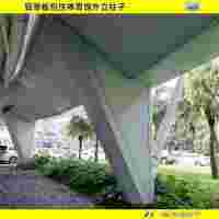 鋁單板包柱子表面鏤空字體 2.0厚圓柱沖孔鋁板廠家定做