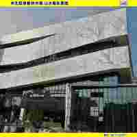 3mm厚沖孔透光鋁板灰色造型漸變孔新穎圖案