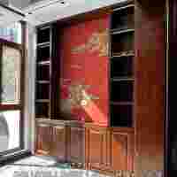 長(zhǎng)沙實(shí)木家具加工廠,實(shí)木博古架,櫥柜訂制油漆工藝