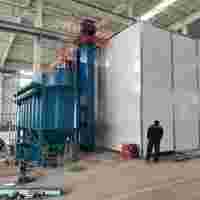 噴砂房改造非標(biāo)定制螺旋回砂系統(tǒng)