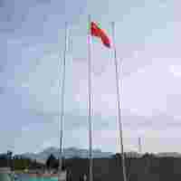 泰安億佳學(xué)校錐形旗桿的優(yōu)勢解析