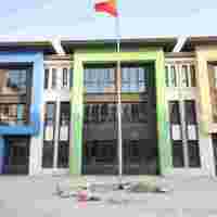 泰安億佳學校電動旗桿手動操作